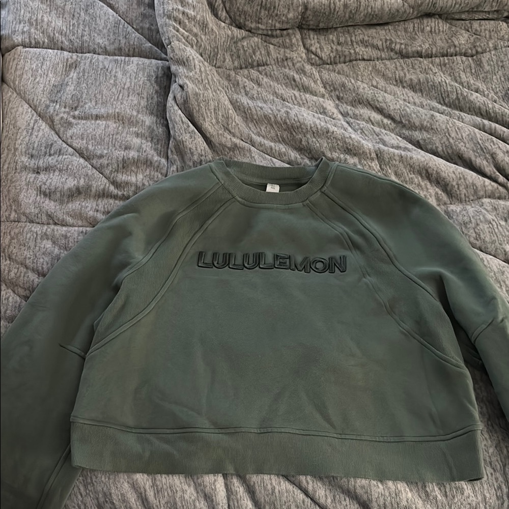 Lululemon Green Sweatshirt